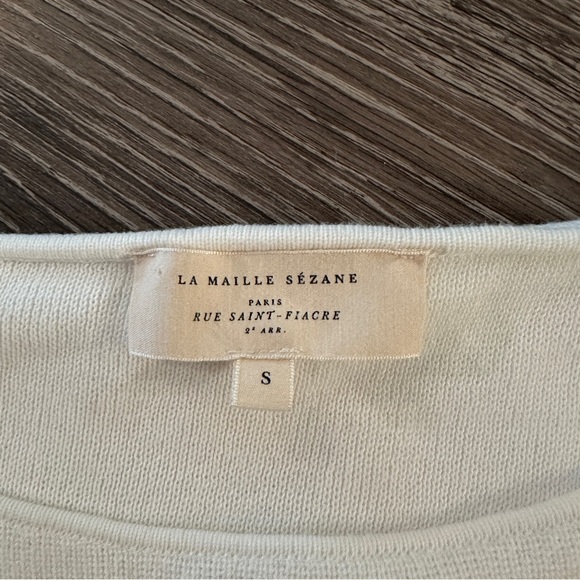 Sezane Corentine Stripe Scallop Sweater - Picture 7 of 11